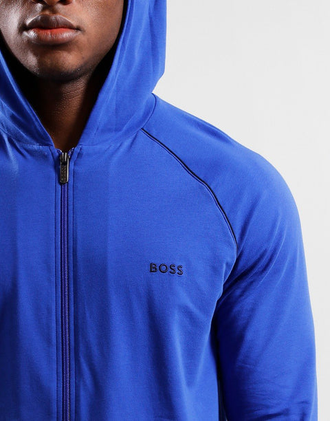 BOSS Men's Blue  Mix and Match Hooded Jacket  | BOSS in Lebanon
