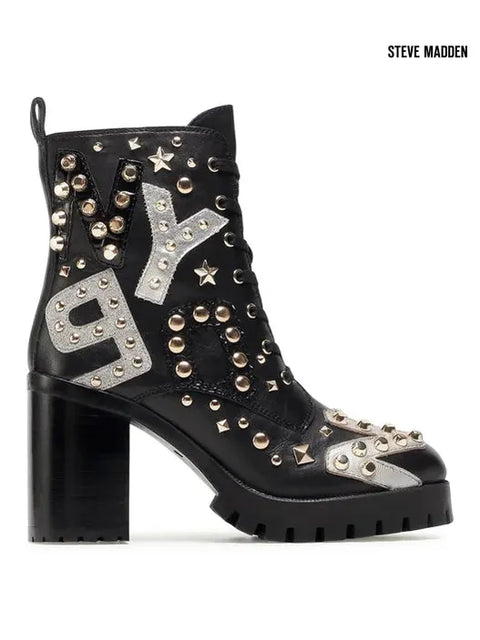 Steve Madden Women's Black Razza Leather Boots |Steve Madden in Lebanon