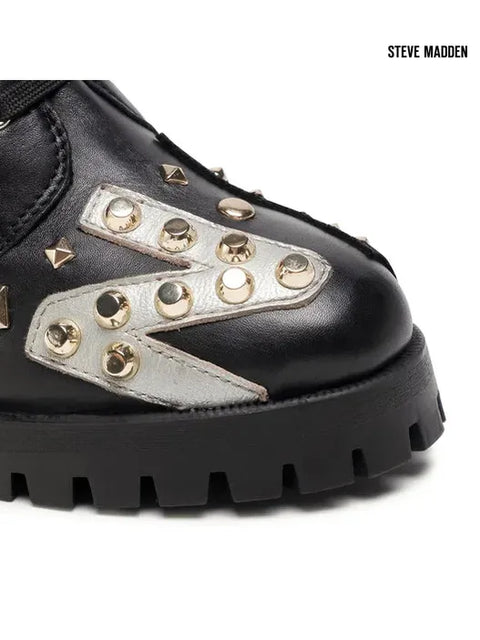 Steve Madden Women's Black Razza Leather Boots |Steve Madden in Lebanon