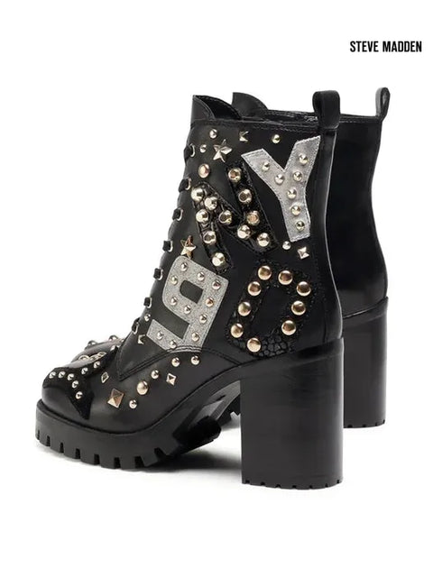 Steve Madden Women's Black Razza Leather Boots |Steve Madden in Lebanon