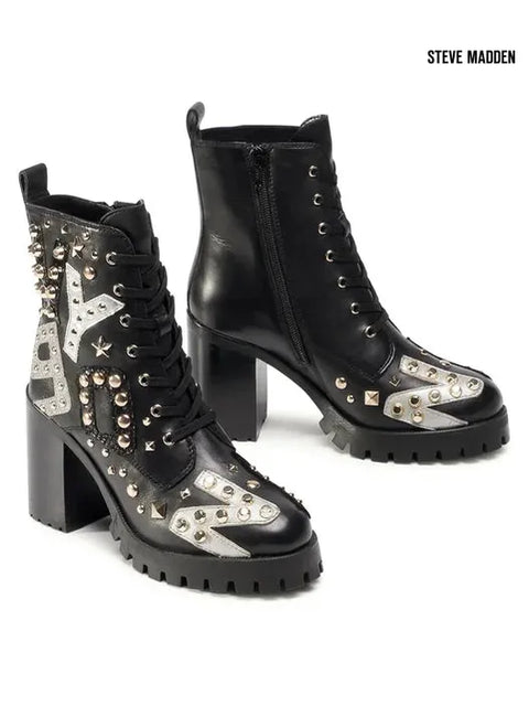 Steve Madden Women's Black Razza Leather Boots |Steve Madden in Lebanon