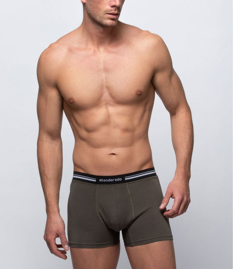 Abanderado Men's Stripped Khaki Boxers  | Abanderado in Lebanon