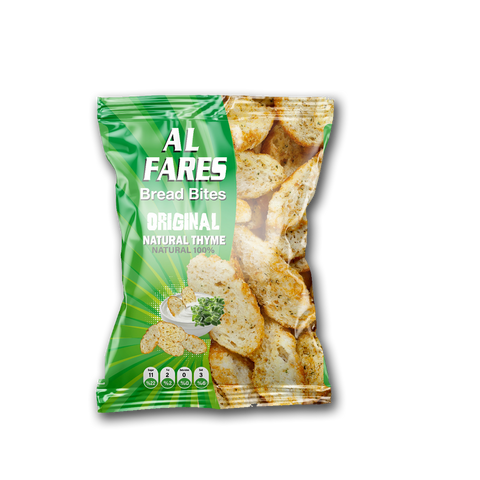 Al Fares Bread Bites Natural Thyme Flavor 100g