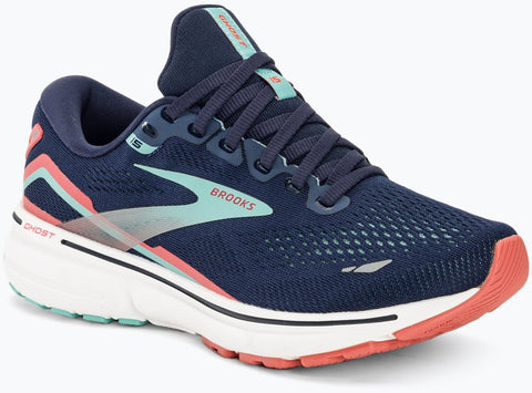 Brooks Women's Navy Multi Ghost 15 Sneakers | Brooks In Lebanon