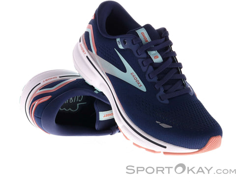 Brooks Women's Navy Multi Ghost 15 Sneakers | Brooks In Lebanon