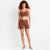 State Of Day Women's Brown Seamless Slip Shapewear