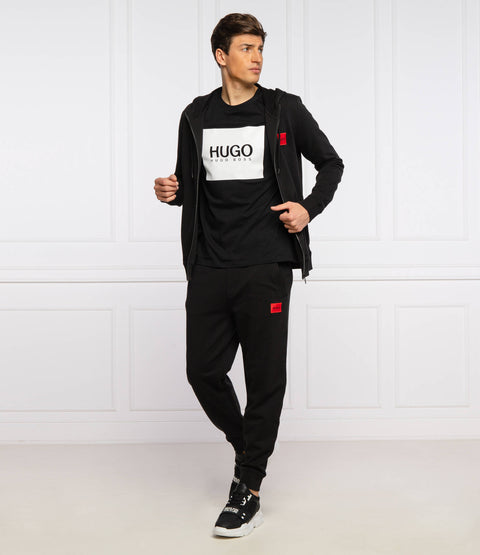 Hugo Men's Black Spodnie Dresowe Doak212 Regular Fit Sweatpants | Hugo In Lebanon