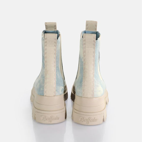 Buffalo Women's Denim Light Blue  ASPHA CHELSEA MID Boots | Buffalo in Lebanon