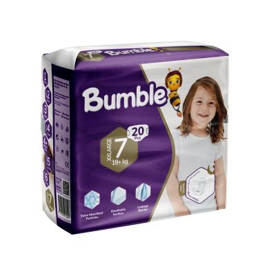 Bumble Diapers XXLarge Size:7 (19kg) 20Pcs