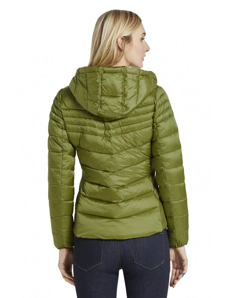 Tom Tailor Women's Olive Green Quilted Transitional Jacket|Tom Tailor In Lebanon