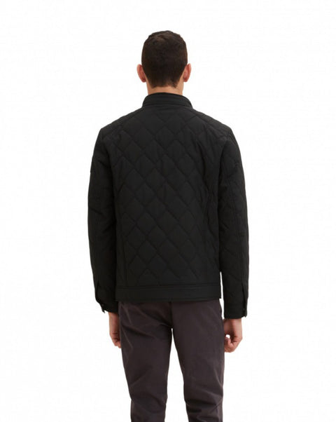 Tom Tailor Men's Black Stand Up Collar Jacket|Tom Tailor In Lebanon