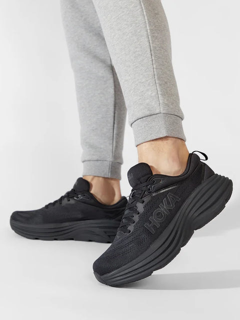Hoka Men's Black Bondi 8 Running Shoes | Hoka In Lebanon