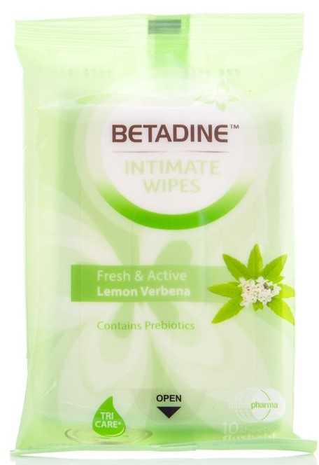 Betadine Intimate Wipes Fresh & Active 10 Sheets|Betadine In Lebanon