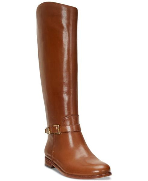 Brooke Tall Womens Leather Riding Knee-High Boots
