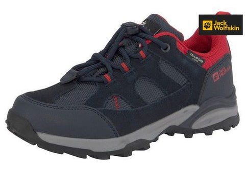 Jack Wolfskin Girl's Navy & Red Texapore Low K Sneakers |Jack Wolfskin in Lebanon