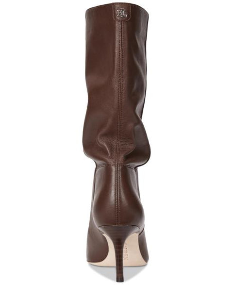 Lauren Ralph Lauren Women's Leanna Dress Boots - Dark Mahogany