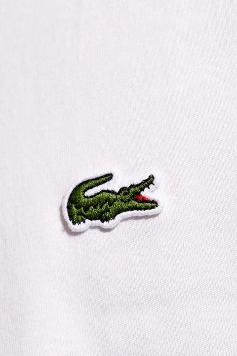 Lacoste Men's White Classic Crew Neck Soft Pima Cotton T-Shirt | Lacoste in Lebanon
