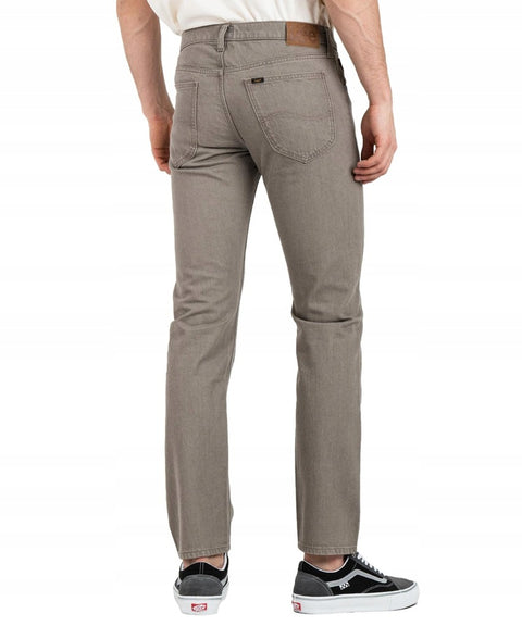 Lee Men's Light Grey Mushroom Lee Daren Zip Fly Regular Straight Jeans | Lee In Lebanon