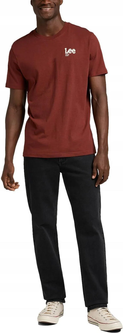 Lee Men's Brown Byrne Subtle Logo T-Shirt |Lee In Lebanon