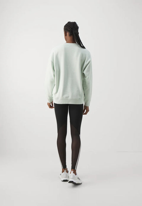 Adidas Women's Mint Green Essentials 3-Stripes Sweatshirt | Adidas In Lebanon