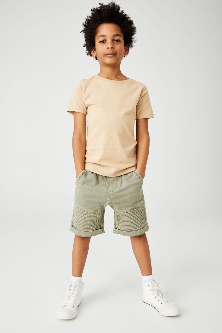 Cotton On Boy's Khaki Denim Short | Cotton On In Lebanon