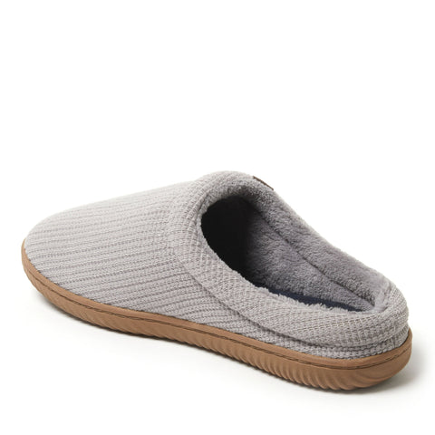 Dearfoams Men's Light Grey Case Casual Clog Slipper | Dearfoams In Lebanon