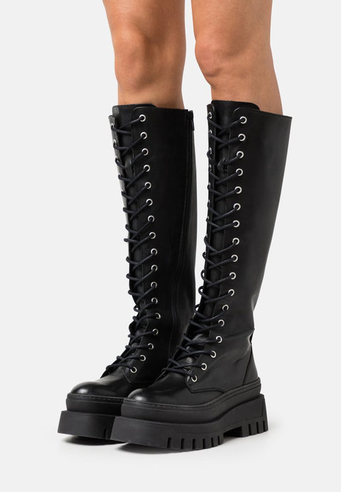 Steve Madden Women's Black Leather Carina Boots |Steve Madden in Lebanon