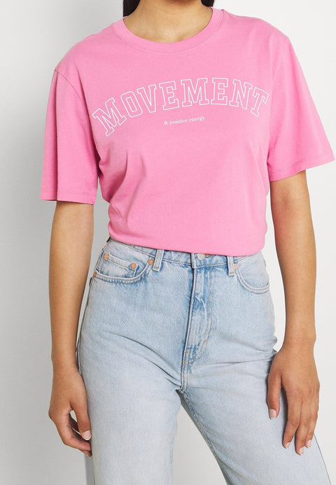 Ginatricot Women's Pink Printed T-Shirt|Ginatricot In Lebanon