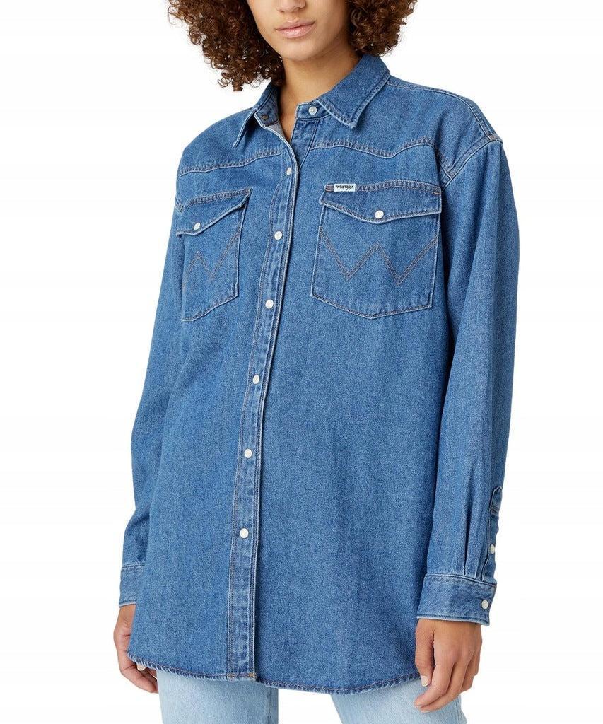 Wrangler Women's Mid Stonewash Jumbo Shirt |Wrangler In Lebanon