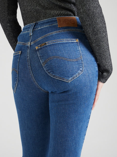 Lee Women's Dark Blue Foreverfit Skinny High Waist Jeans | Lee In Lebanon
