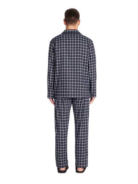 Celio Men's Navy Plaid Pajama Set | Celio In Lebanon