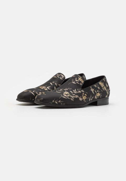 Steve Madden Men's Black  & Gold Fabric Basell Casual Shoes | Steve Madden In Lebanon