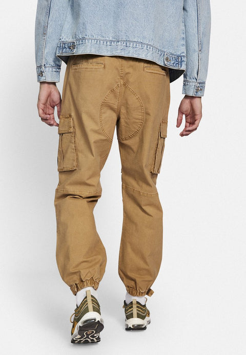 Rebel Men's Khaki Cargo Jogger | Rebel In Lebanon