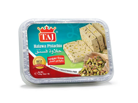 Taj Halawa Pistachio Sugar Free 454g | Taj In Lebanon