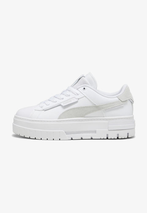 Puma Women's White Mayze Crashed Trainers Sneaker | Puma In Lebanon