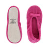 Isotoner Signature Women's Fuchsia Chevron Microterry Ballerina Slippers | Isotoner Signature In Lebanon