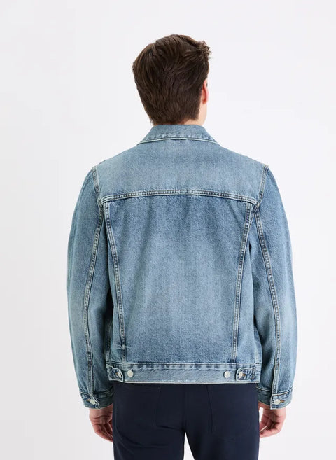 Celio Men's Blue Gudens Denim Jacket | Celio In Lebanon