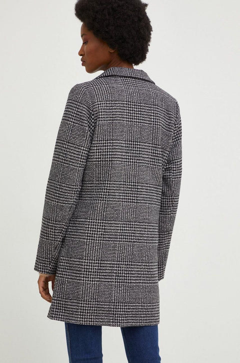 Eight2nine Women's White & Black Transitional Short Coat | Eight2nine In Lebanon