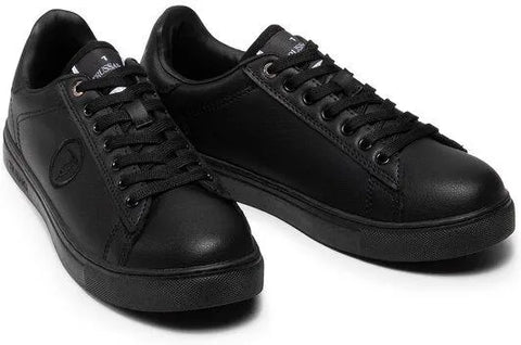 Trussardi Men's Black Danus Stitch NM Sneakers |Trussardi In Lebanon