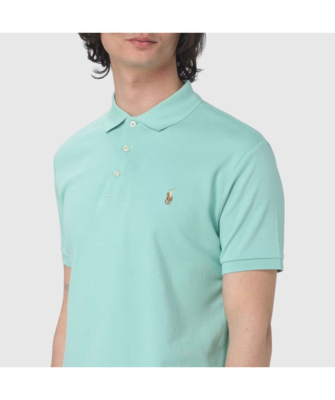 Polo Ralph Lauren Men's Light Green Polo Neck T-Shirt | Polo Ralph Lauren In Lebanon