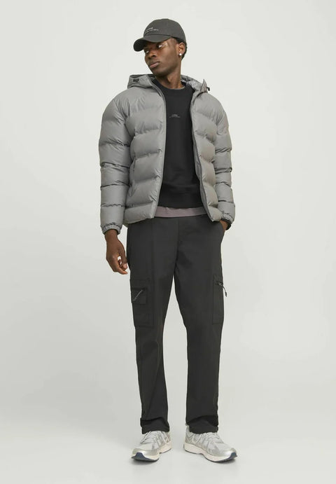 Jack & Jones  Men's Black Jcoterrain Crew Neck Sweatshirt | Jack & Jones In Lebanon