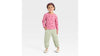 Cat & Jack Girl's Pink Printed Long Sleeve Blouse | Cat & Jack In Lebanon