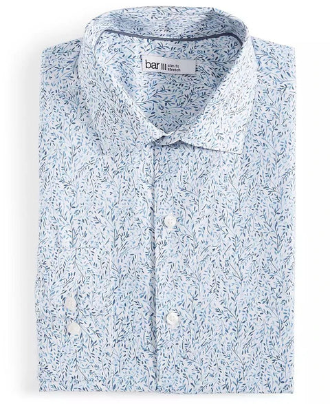 Floral patterned shirt on a white background