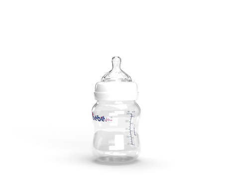 Bebedou Wide Neck Feeding Bottle 150ml 0m+  (BBD1121) | Bebedou In Lebanon