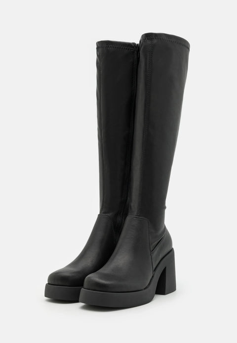 Madden Girl Women's Black LAX High Heeled Boots | Madden Girl In Lebanon