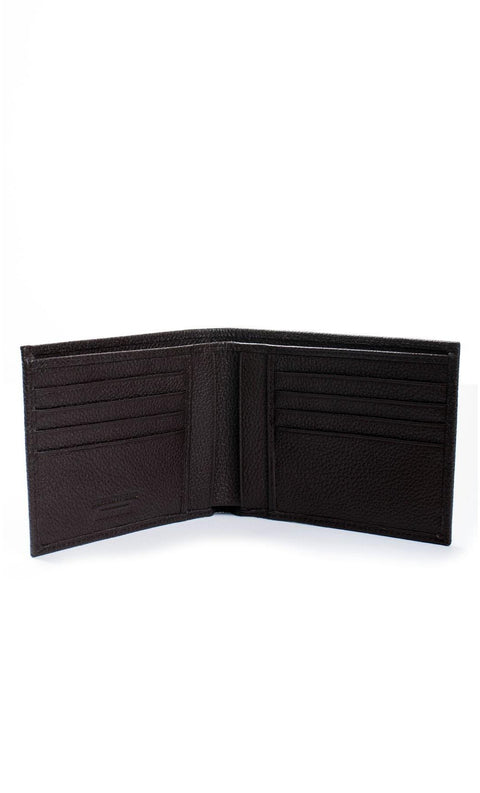 Trussardi Jeans Men's Black Leather Calf Wallet |Trussardi In Lebanon