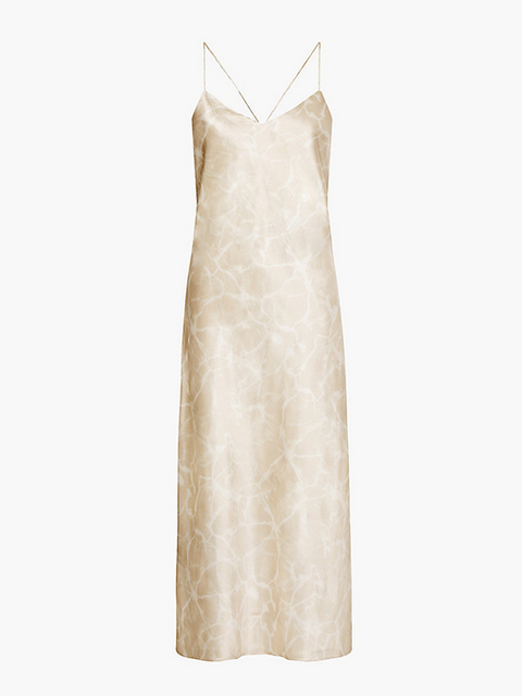 Calvin Klein Women's Beige Dress UC74J FE308 (shr)