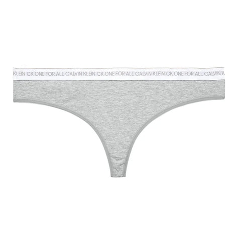 Calvin Klein Women's Grey Cotton Thong ABU599