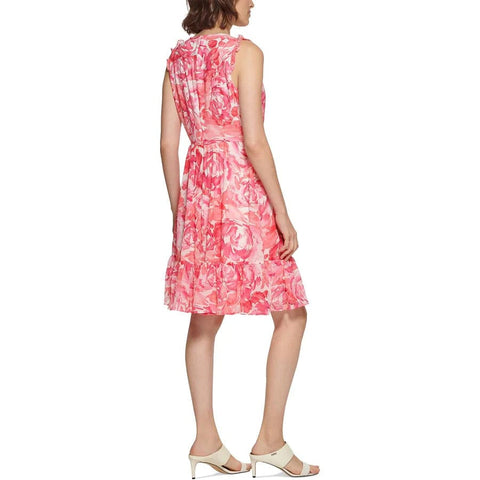 Calvin Klein Women's Pink Dress ABF142 shr