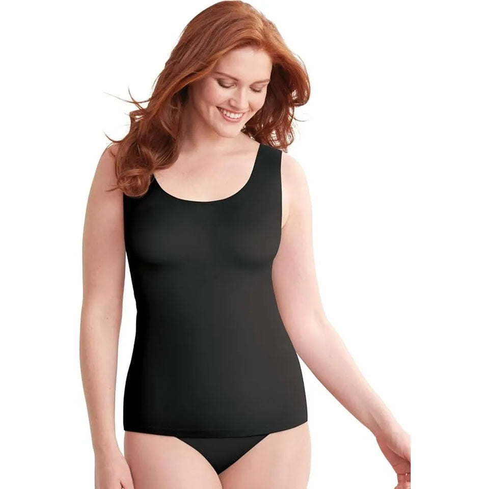 Bali Women's Black Comfort Revolution Easy Lite Seamless Shapewear